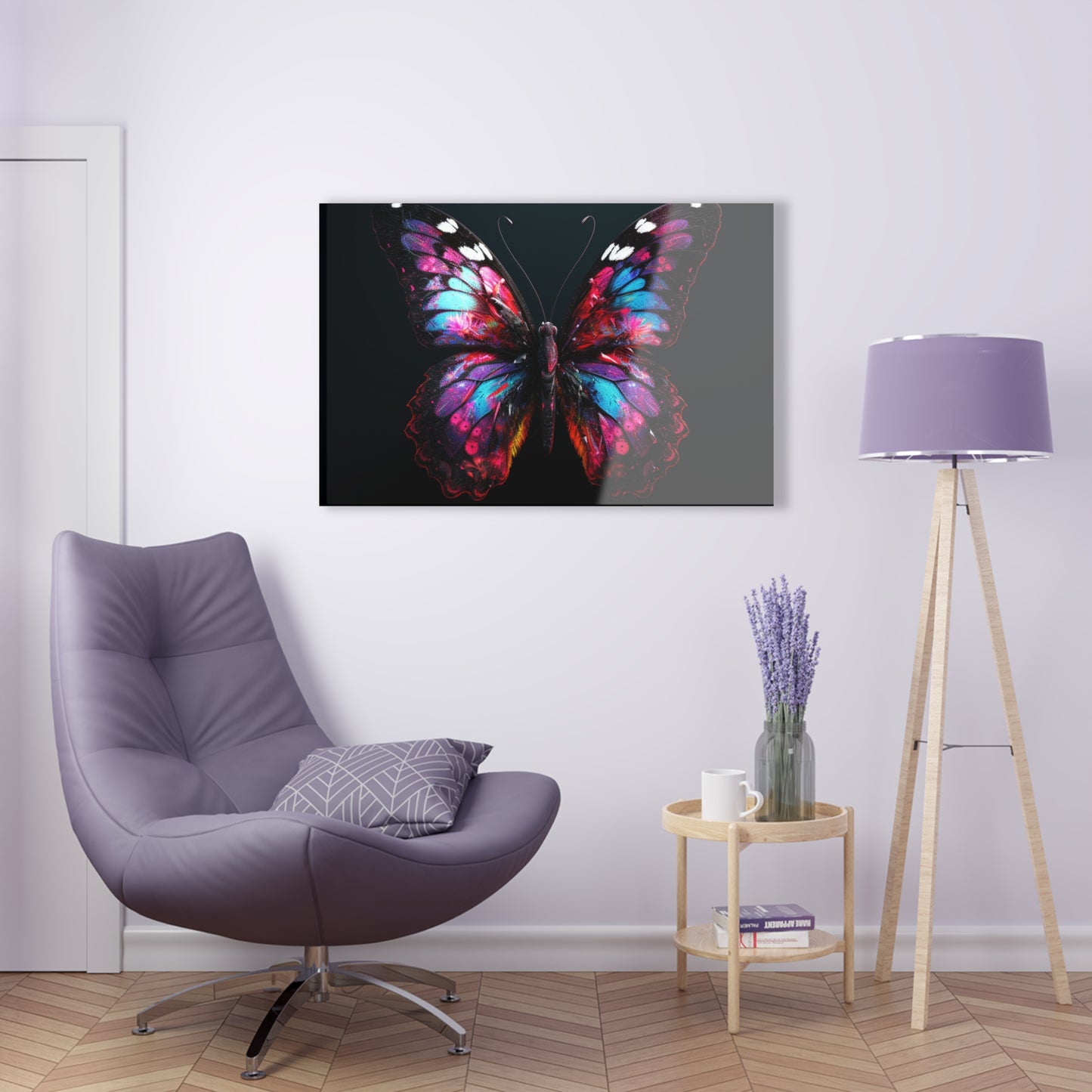 Acrylic Prints Hyper Butterfly Real