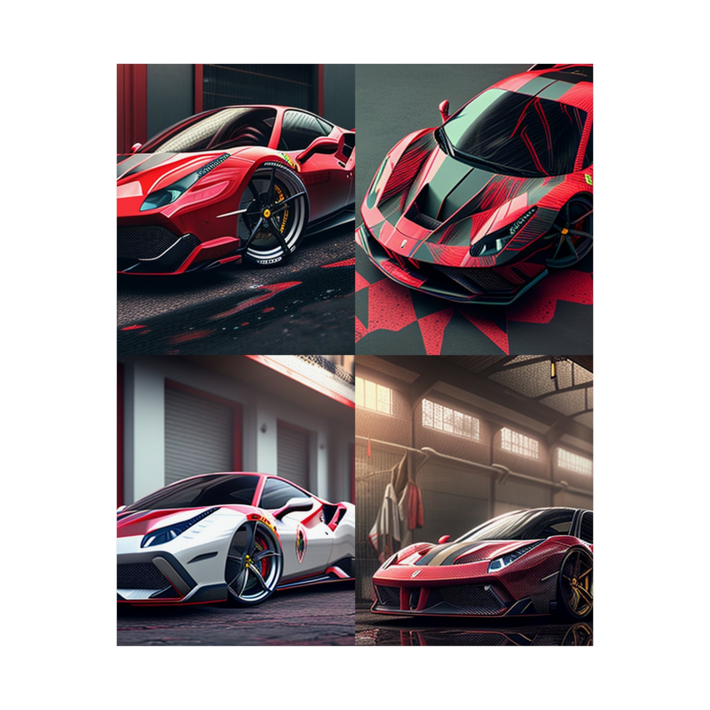 Premium Matte Vertical Posters Ferrari Hyper 5