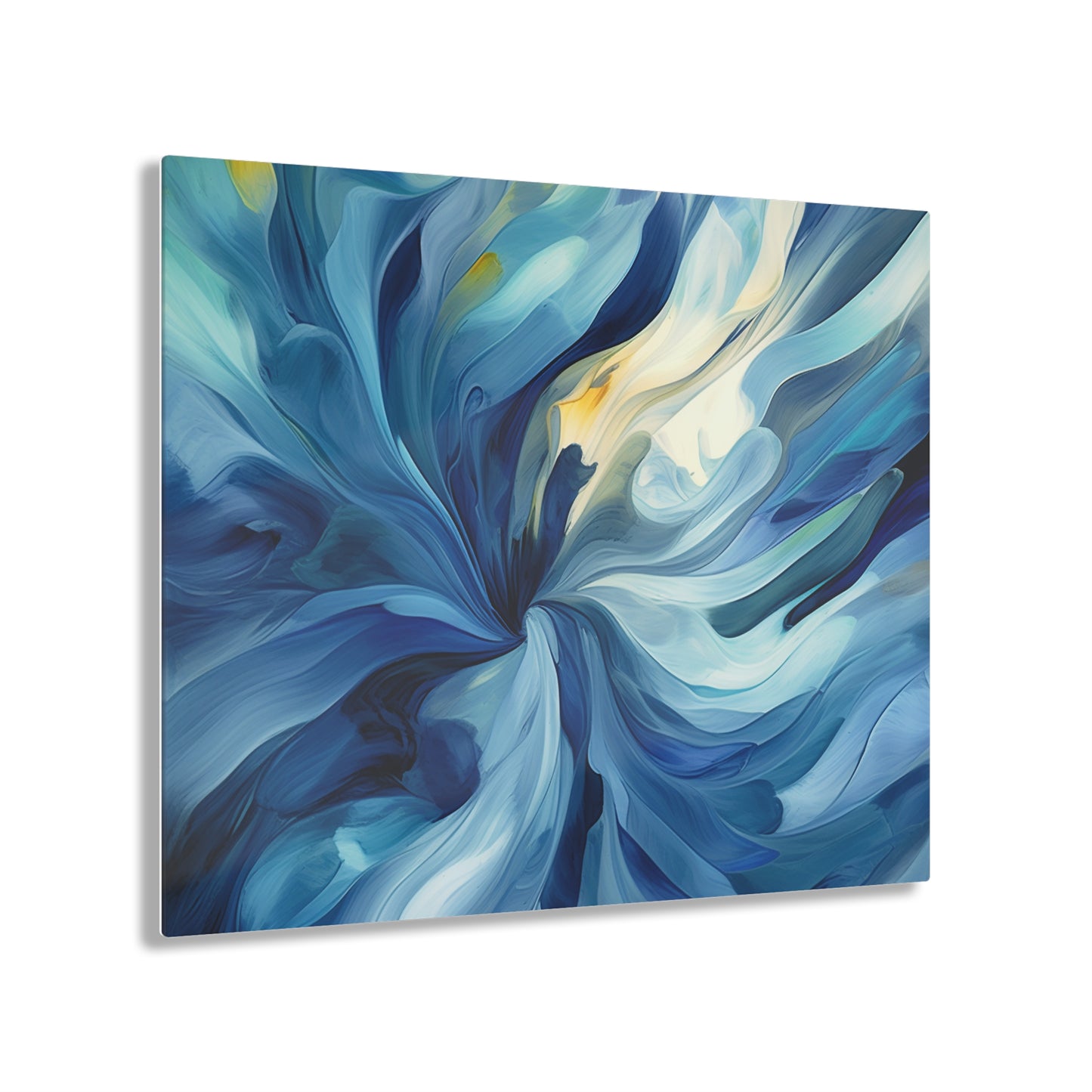 Acrylic Prints Blue Tluip Abstract 4