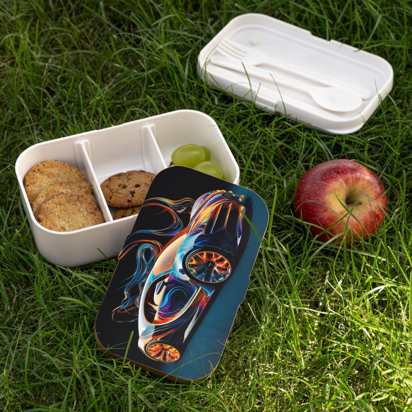 Bento Lunch Box Bugatti Abstract Flair 2