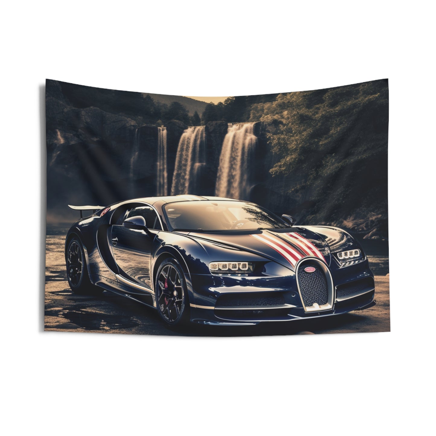 Indoor Wall Tapestries Bugatti Waterfall 2