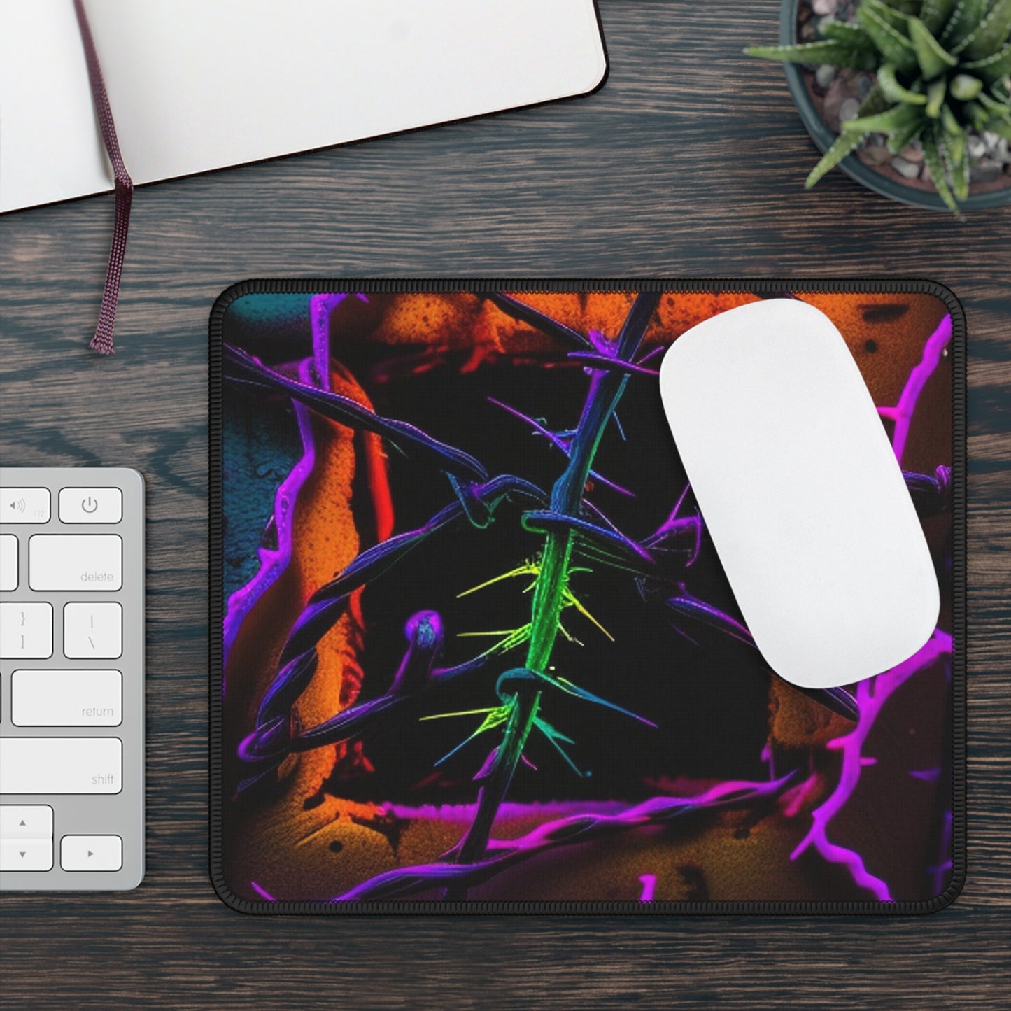 Gaming Mouse Pad  Macro Neon Barbs 1