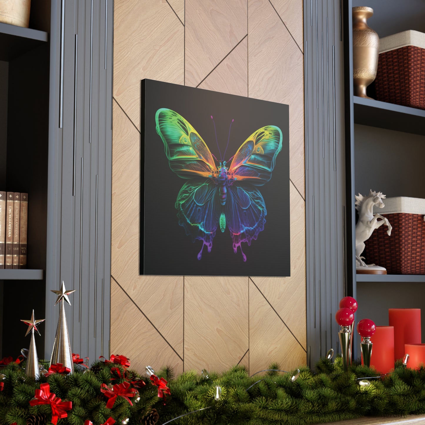 Canvas Gallery Wraps Raw Hyper Color Butterfly 3