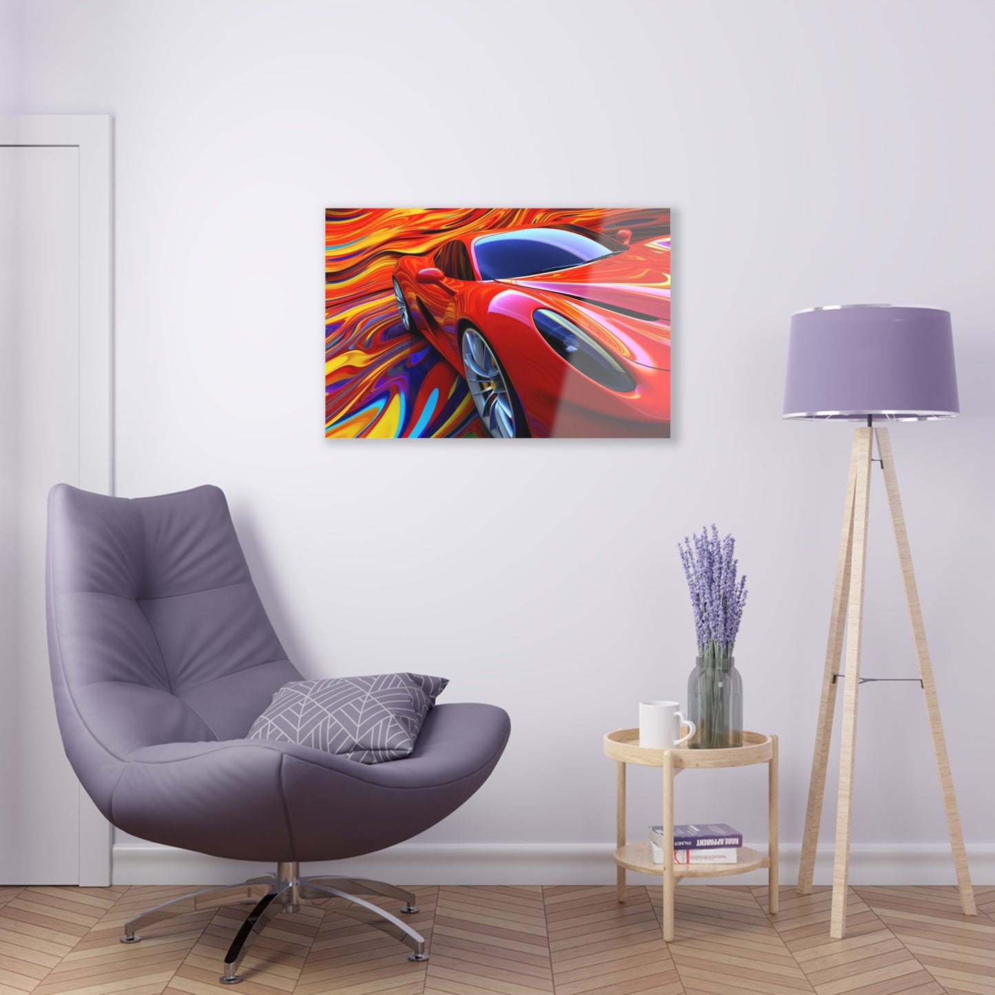 Acrylic Prints Ferrari Water Fusion 4