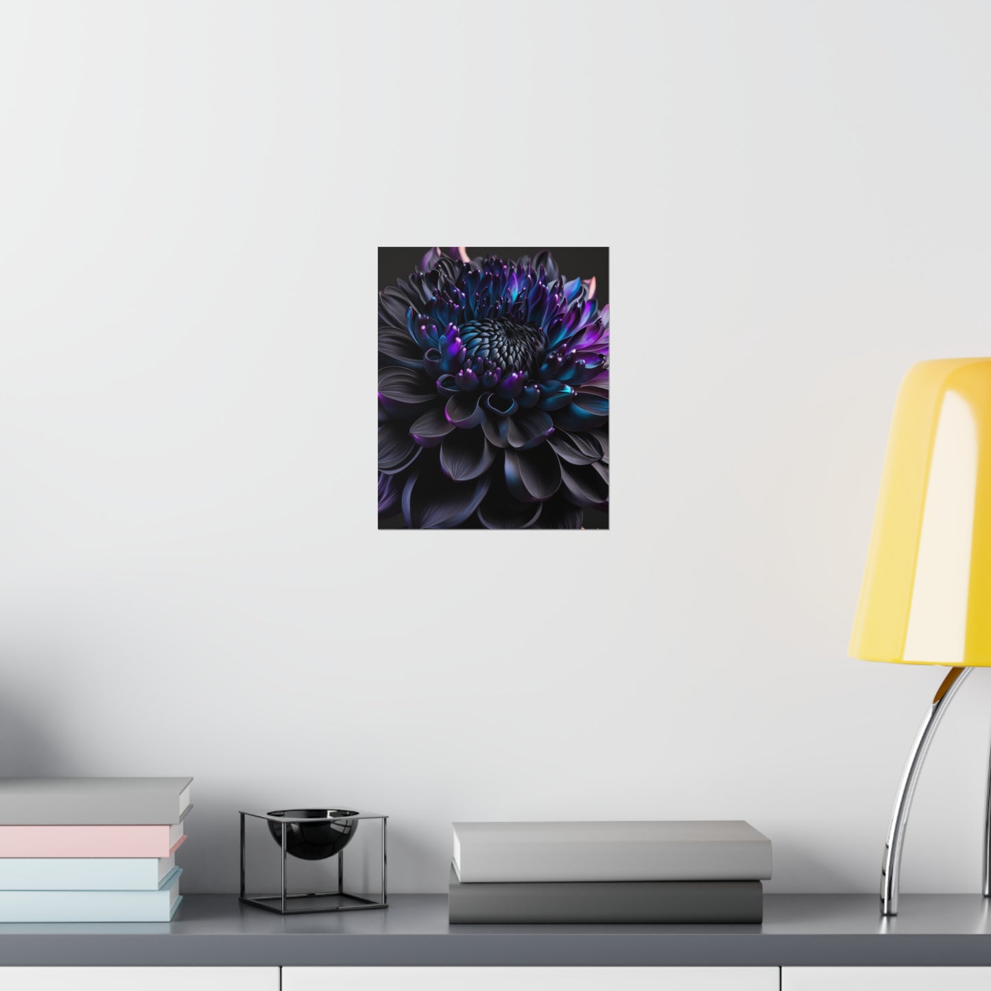 Premium Matte Vertical Posters Dahlia Purple 2