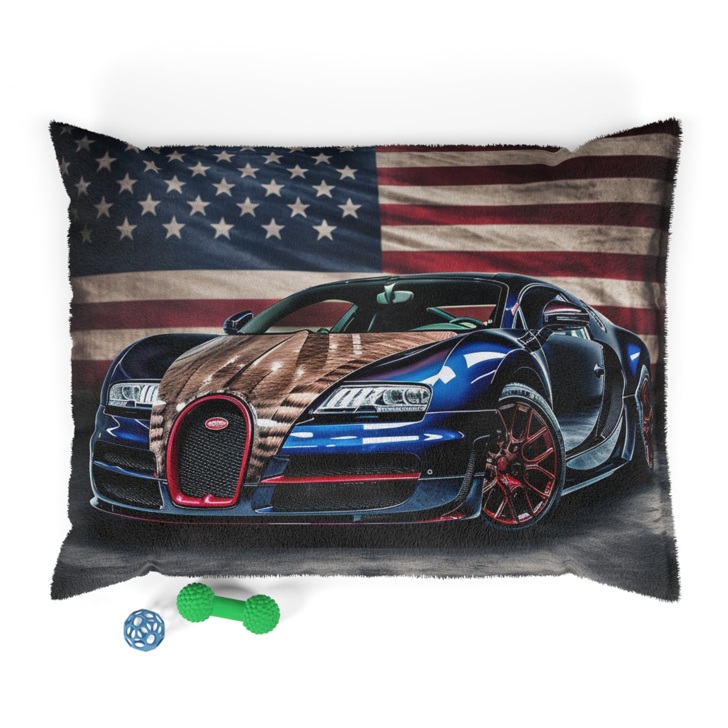 Pet Bed Bugatti American Flag 4