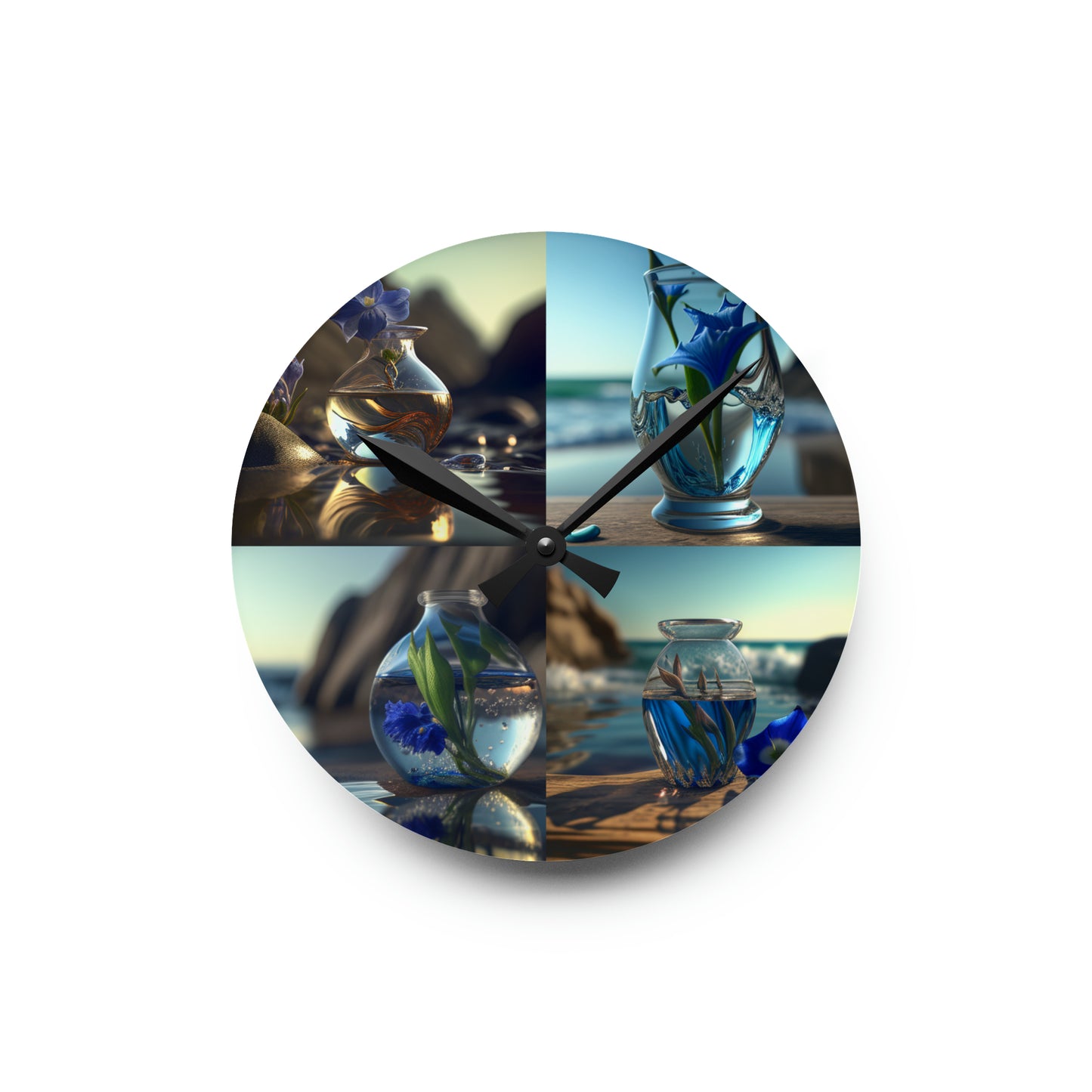 Acrylic Wall Clock The Bluebell 5