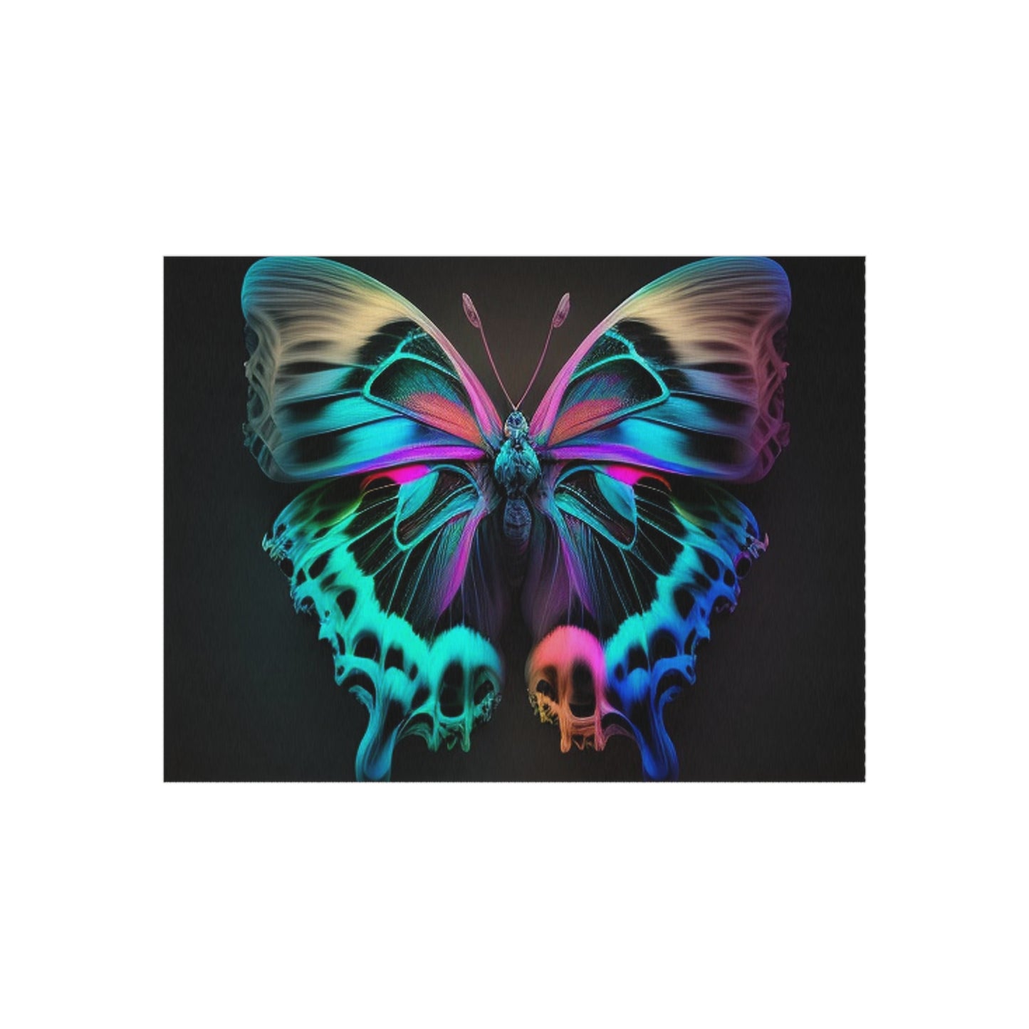 Outdoor Rug  Neon Butterfly Fusion 2