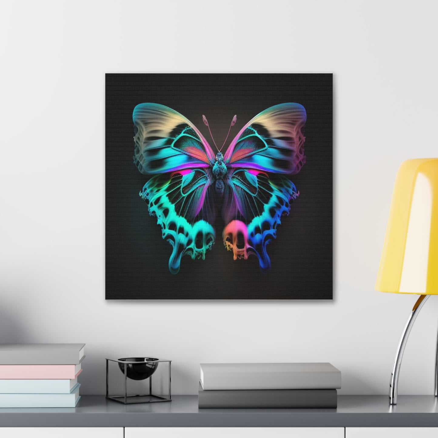 Canvas Gallery Wraps Neon Butterfly Fusion 2