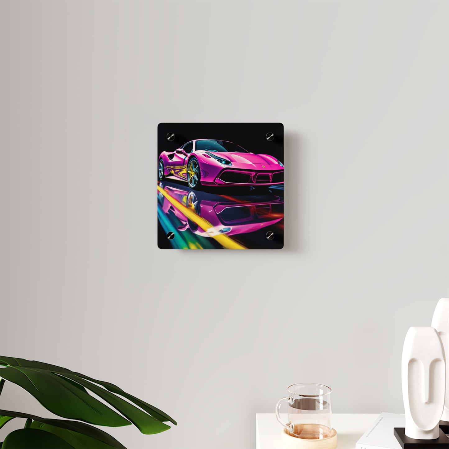 Acrylic Wall Art Panels Ferrari Flair Macro 4