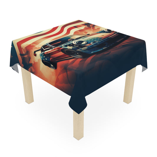 Tablecloth Abstract American Flag Background Porsche 4