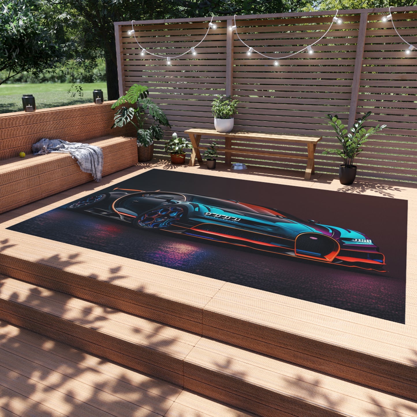 Outdoor Rug  Bugatti Chiron Super 1