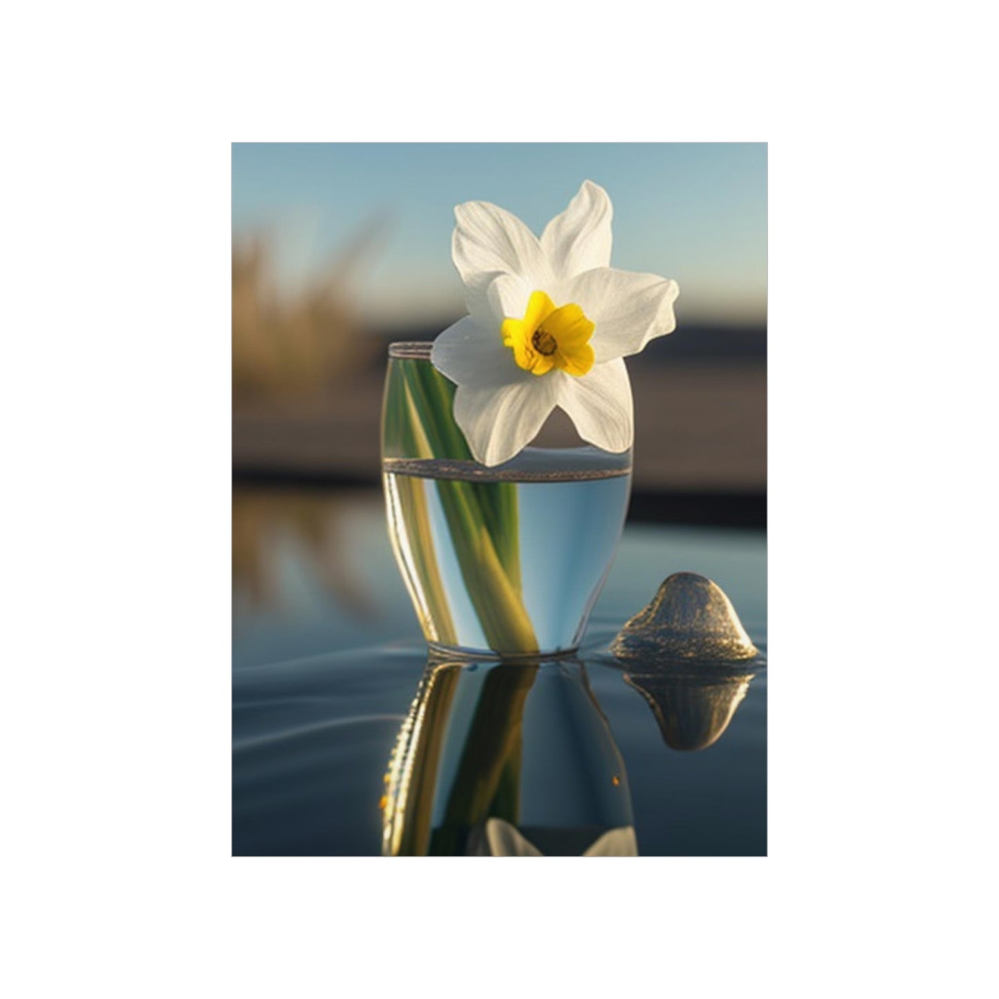 Premium Matte Vertical Posters Daffodil 4