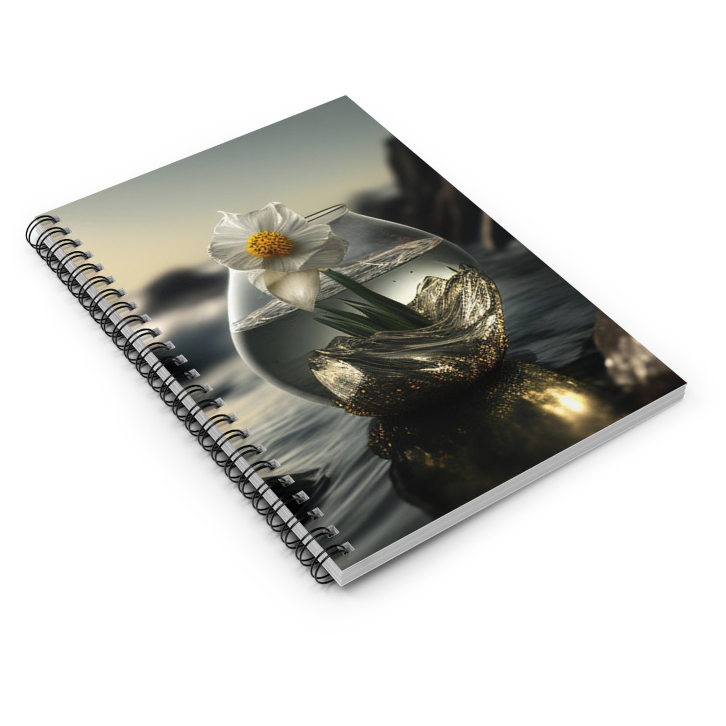 Spiral Notebook - Ruled Line Daffodil 1