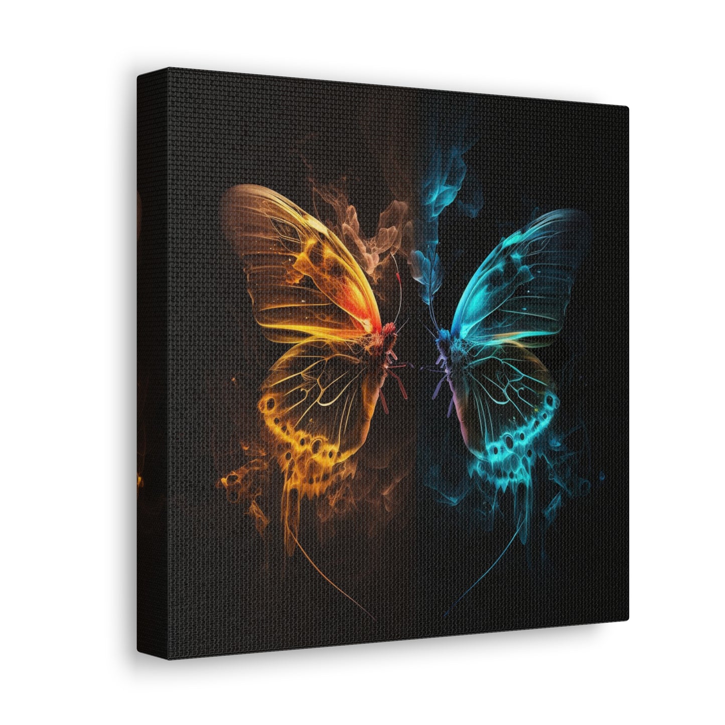 Canvas Gallery Wraps Kiss Neon Butterfly 8