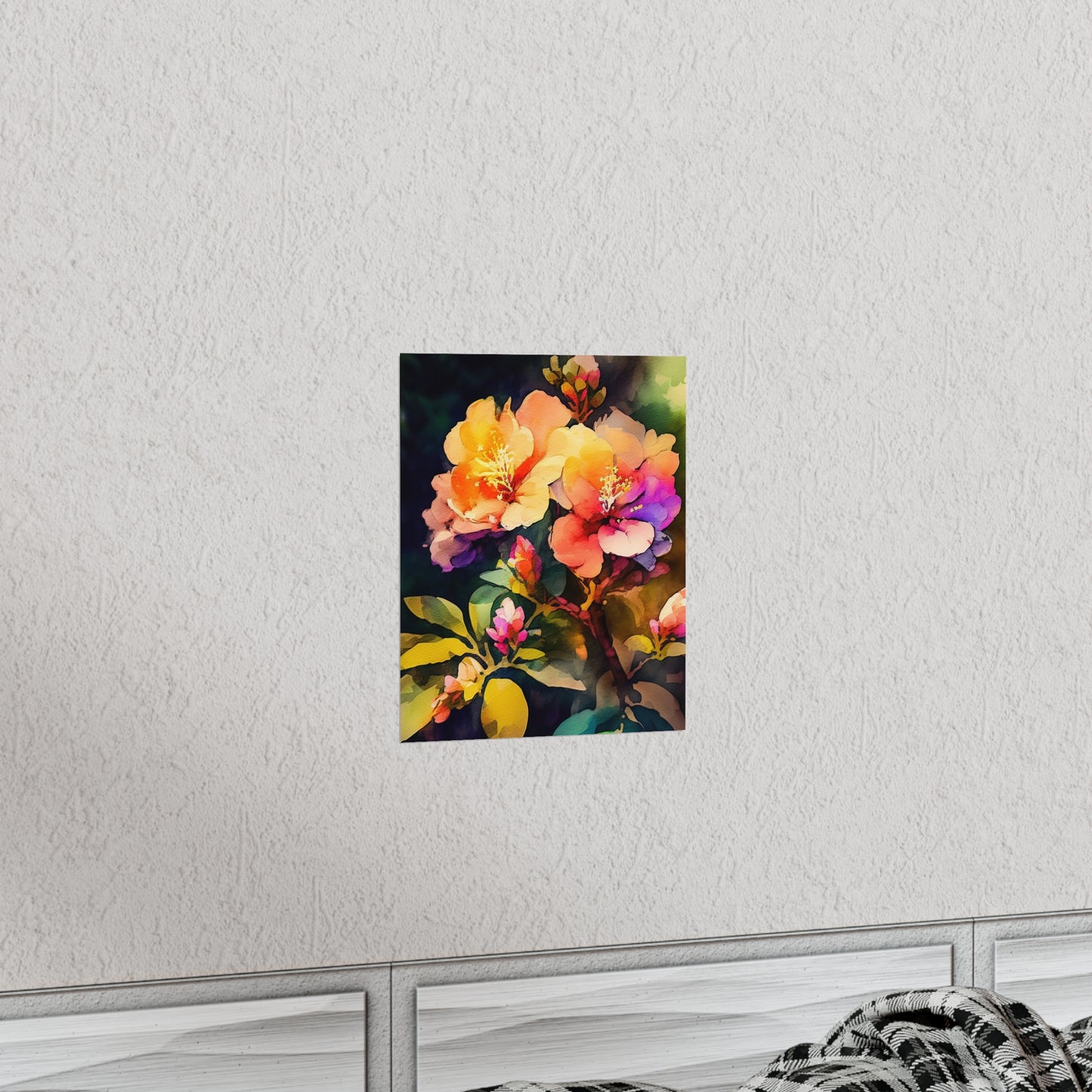 Premium Matte Vertical Posters Bright Spring Flowers 2