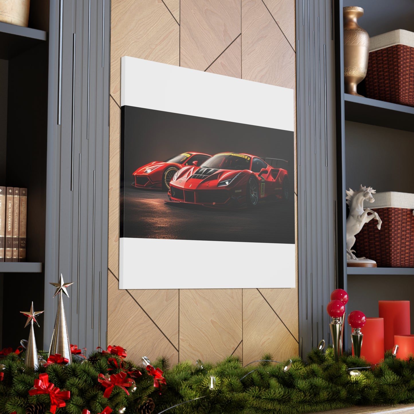 Canvas Gallery Wraps Ferrari Red 4