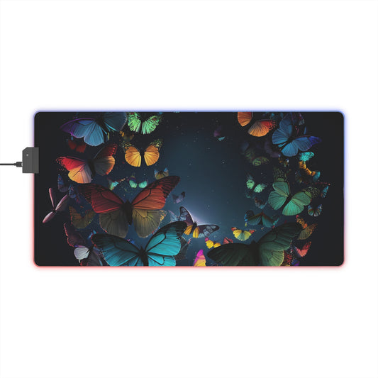 LED Gaming Mouse Pad Moon Butterfly 3