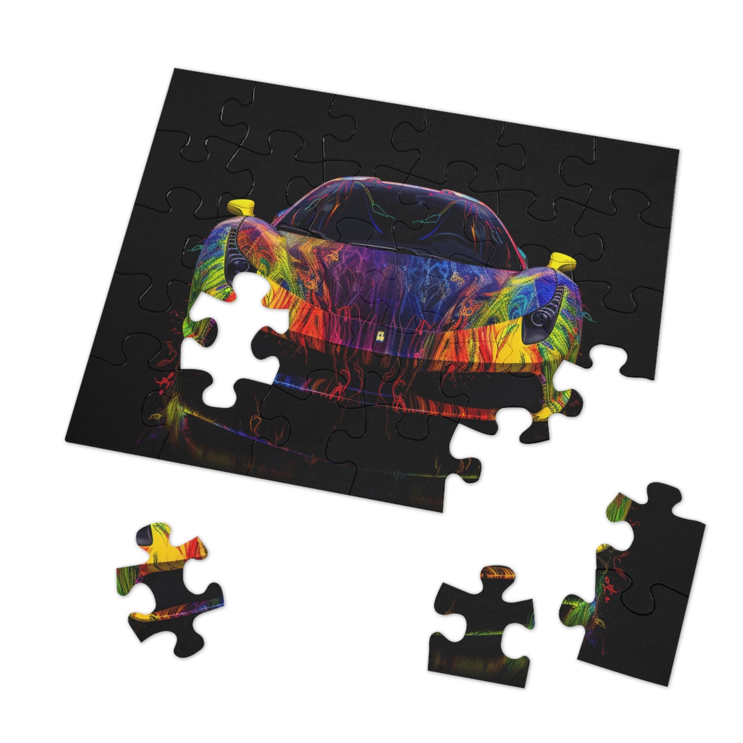 Jigsaw Puzzle (30, 110, 252, 500,1000-Piece) Ferrari Color 2