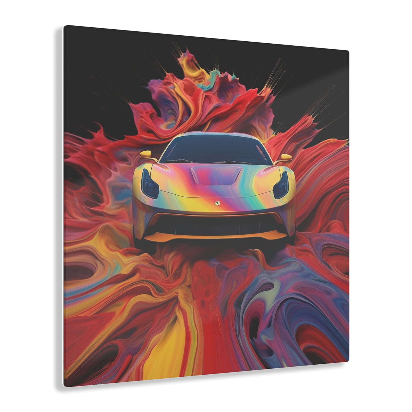 Acrylic Prints Ferrari Water Fusion 1