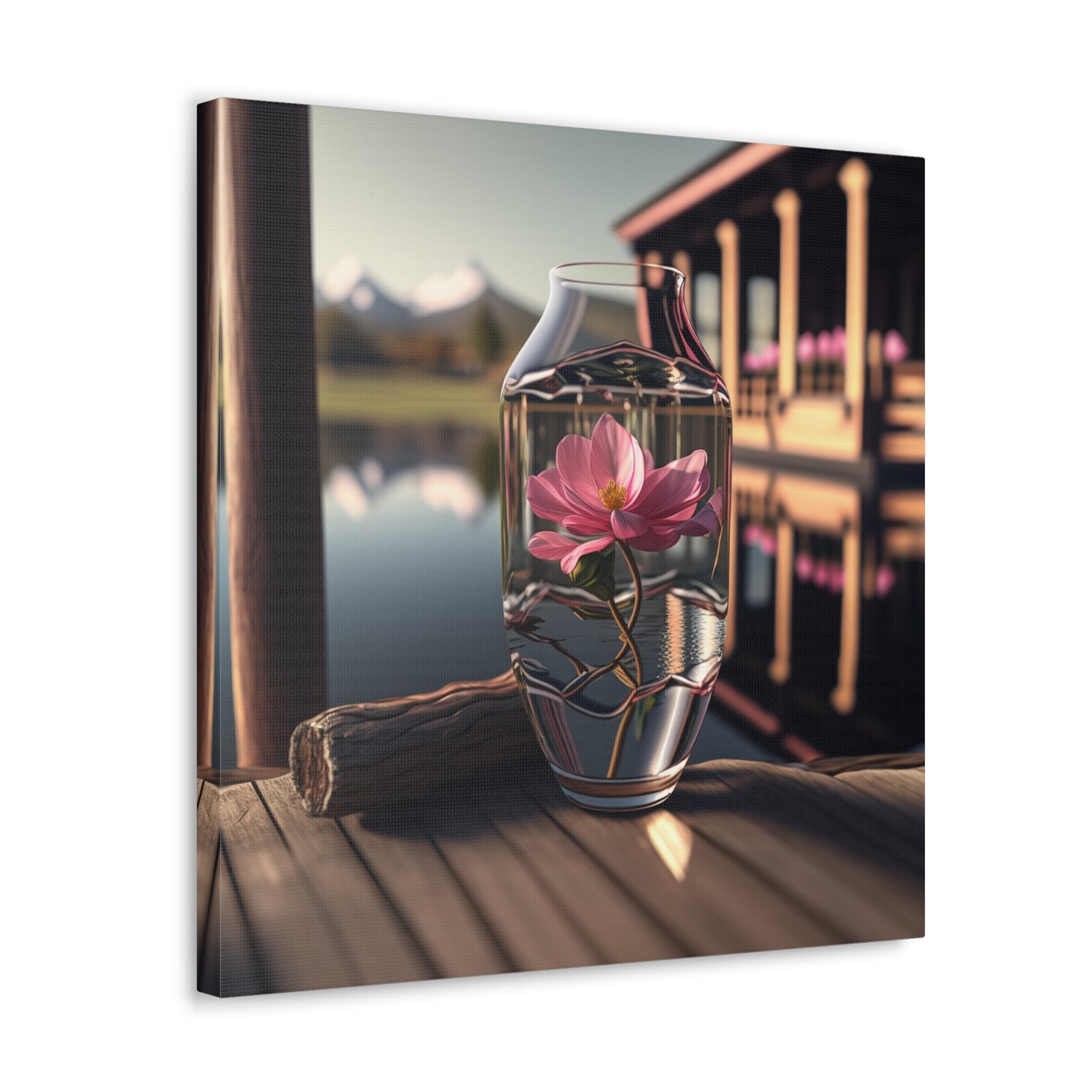 Canvas Gallery Wraps Pink Magnolia 1