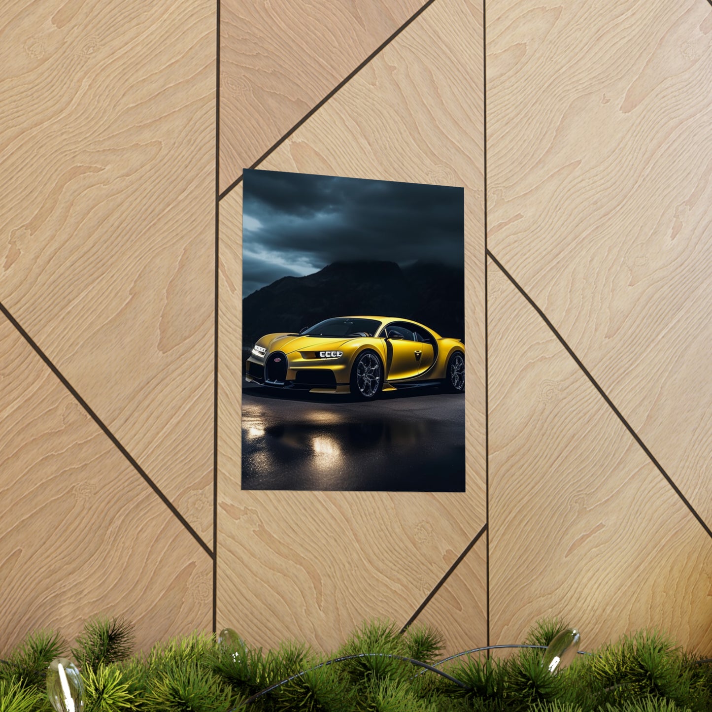 Premium Matte Vertical Posters Bugatti Real Look 4