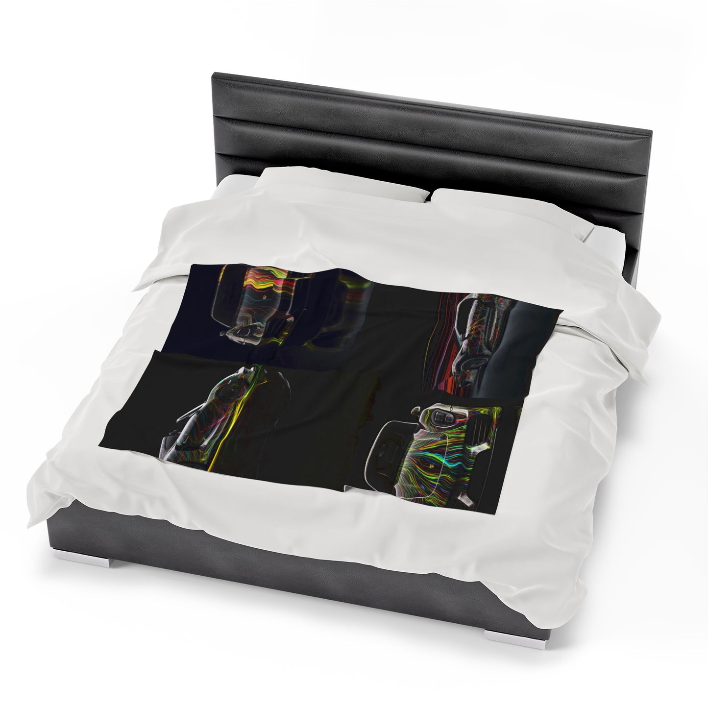 Velveteen Plush Blanket Porsche Line 5