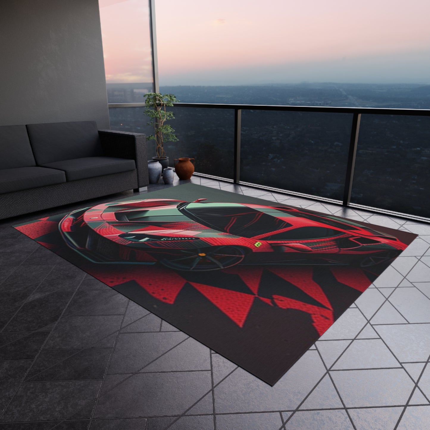 Outdoor Rug  Ferrari Hyper 2