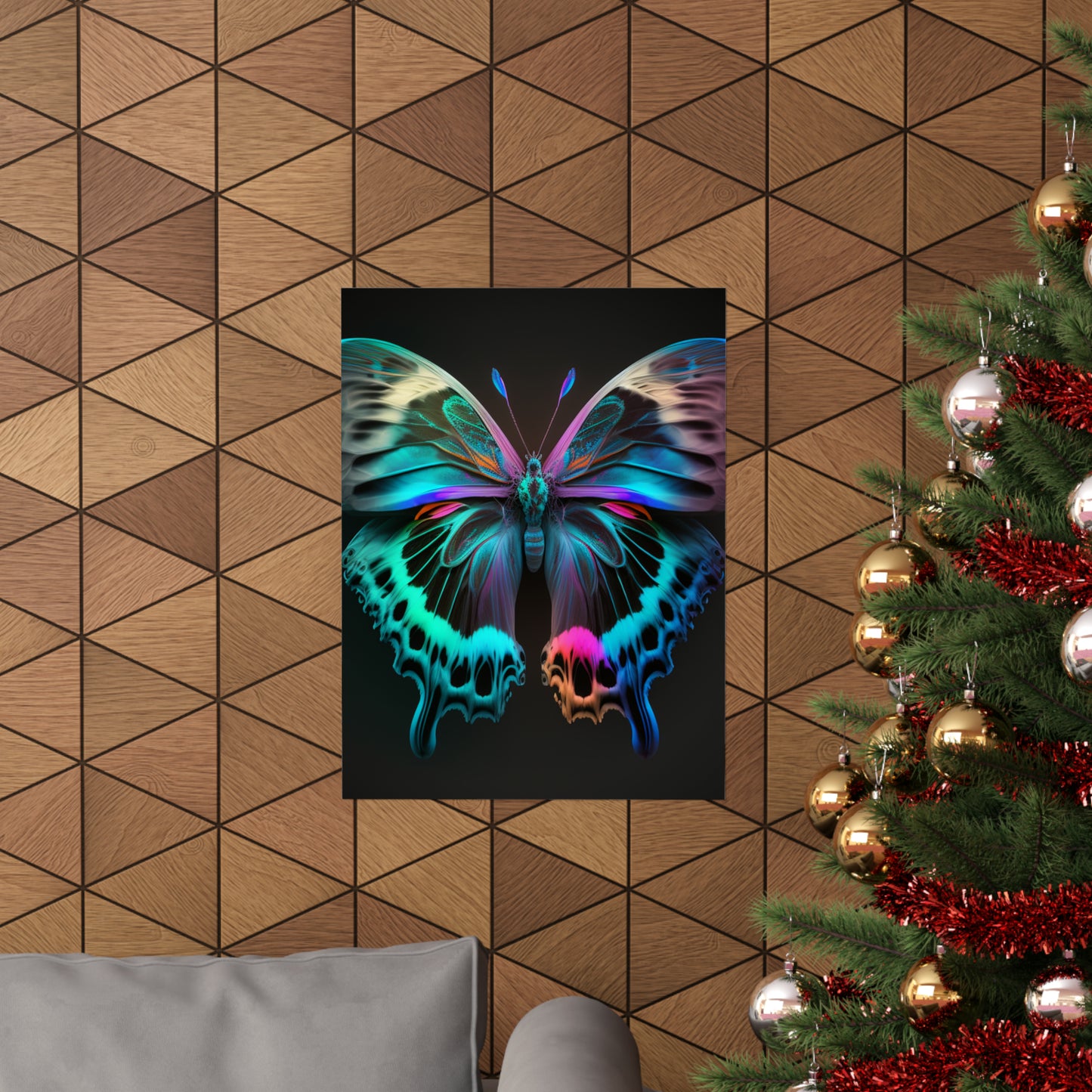 Premium Matte Vertical Posters Raw Florescent Glow 2