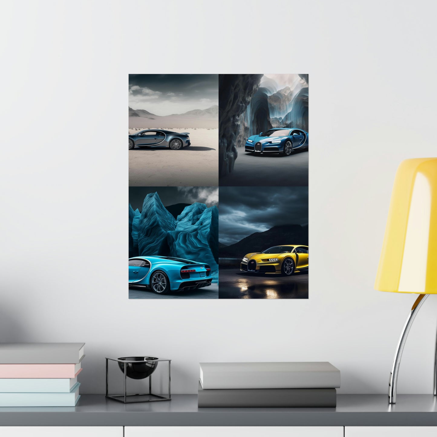 Premium Matte Vertical Posters Bugatti Real Look 5