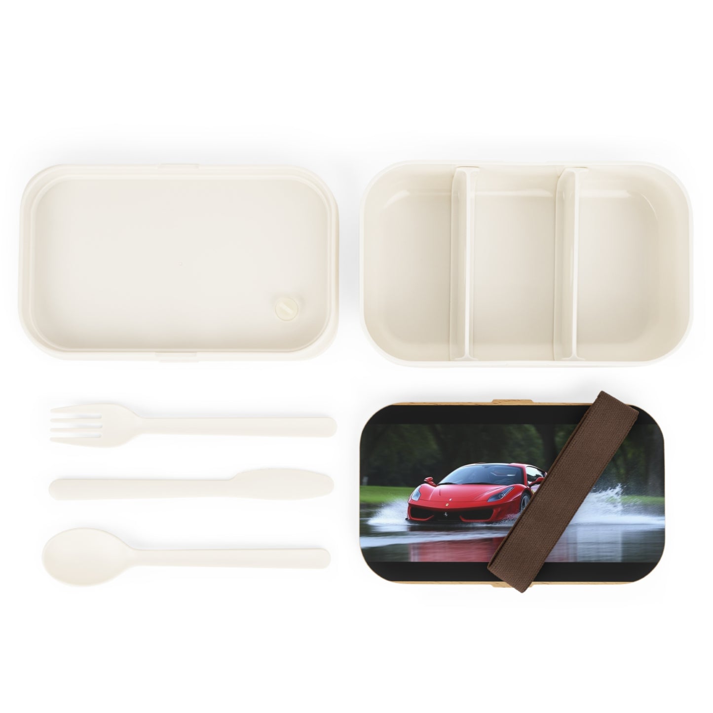 Bento Lunch Box Water Ferrari Splash 2