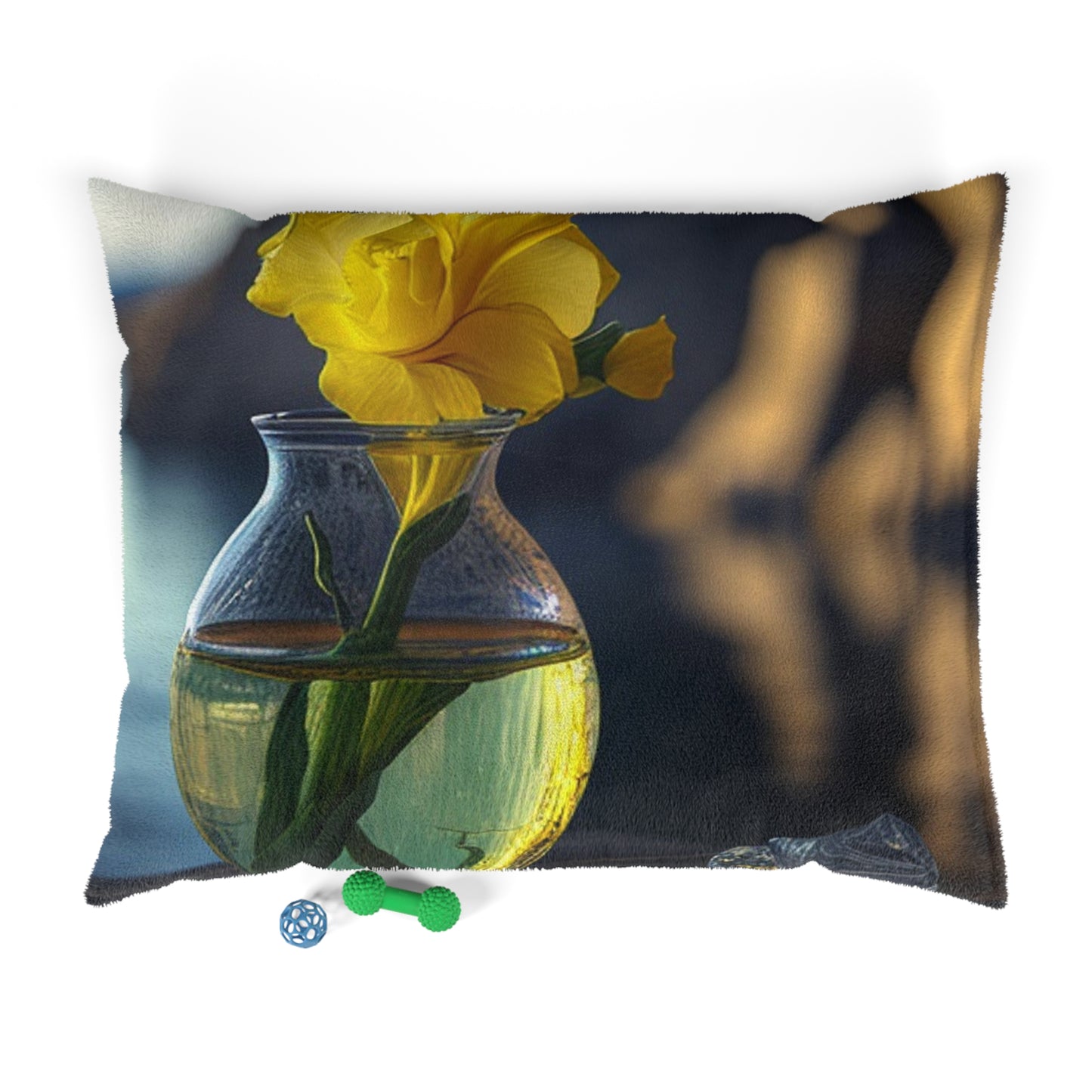 Pet Bed Yellow Gladiolus glass 3