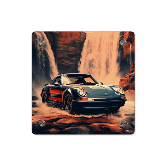 Acrylic Wall Art Panels American Flag Porsche Abstract 3