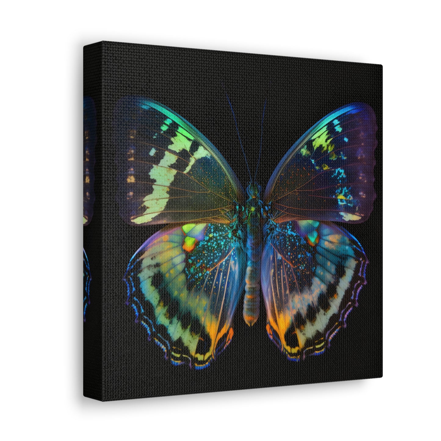 Canvas Gallery Wraps Neon Butterfly Flair 4