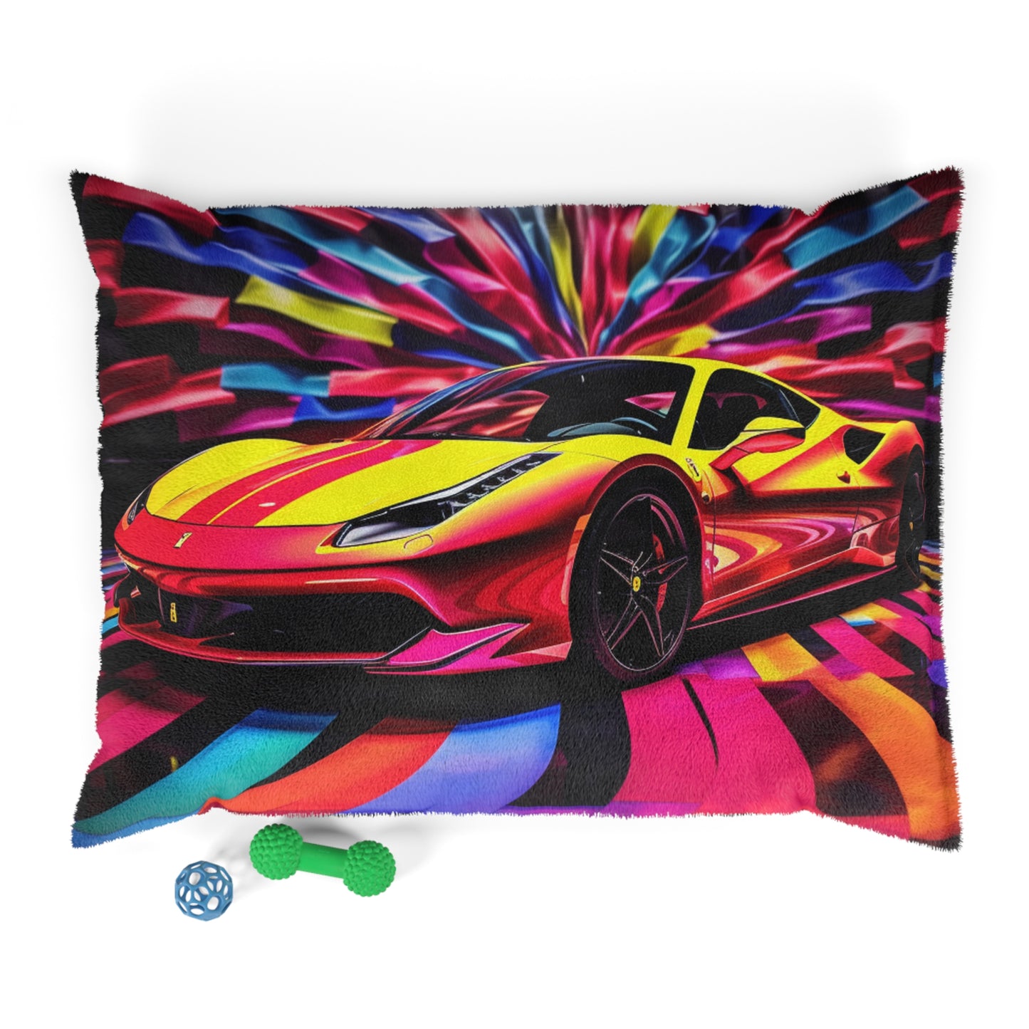 Pet Bed Macro Flag Ferrari 3