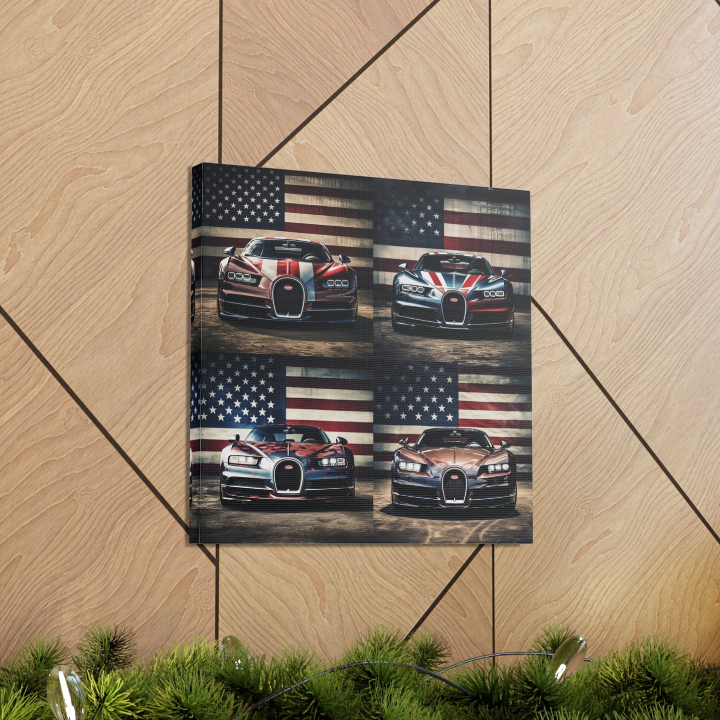 Canvas Gallery Wraps Bugatti Flag 5