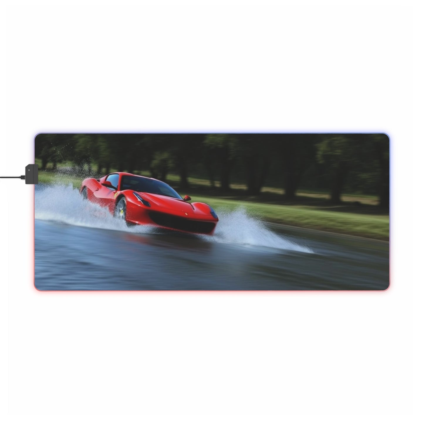 LED Gaming Mouse Pad Water Ferrari Splash 3