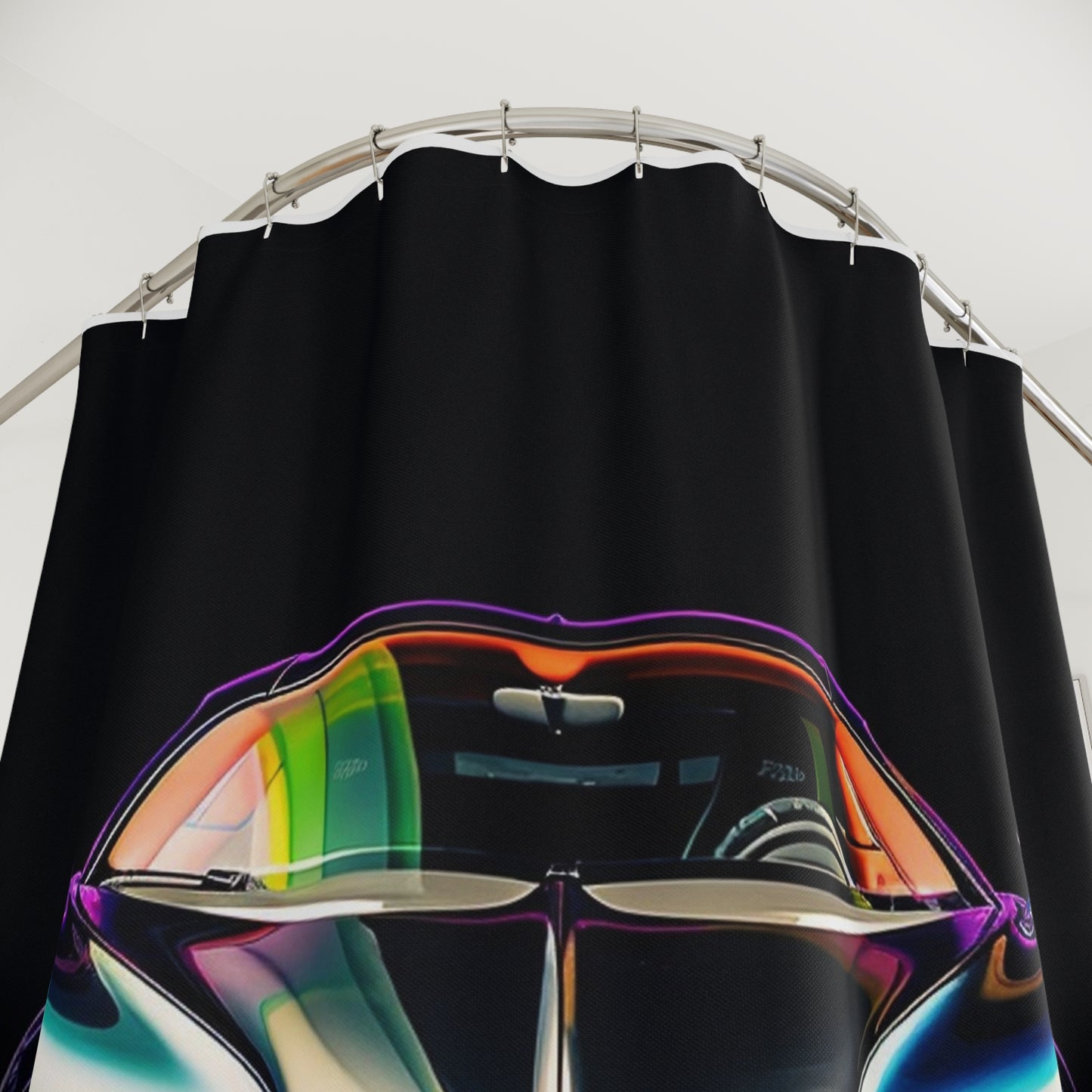 Polyester Shower Curtain Hyper Bugatti Chiron 4