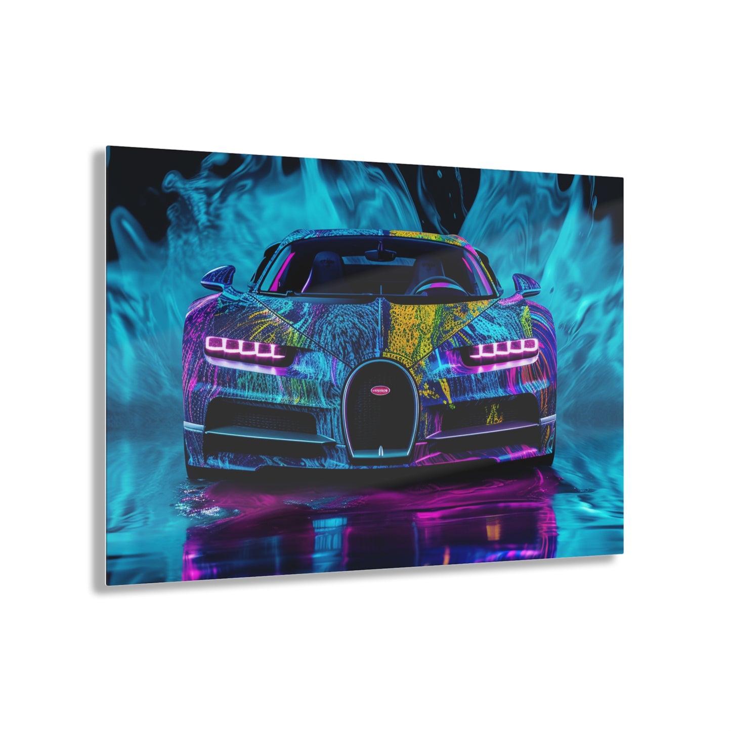 Acrylic Prints Bugatti Water 2