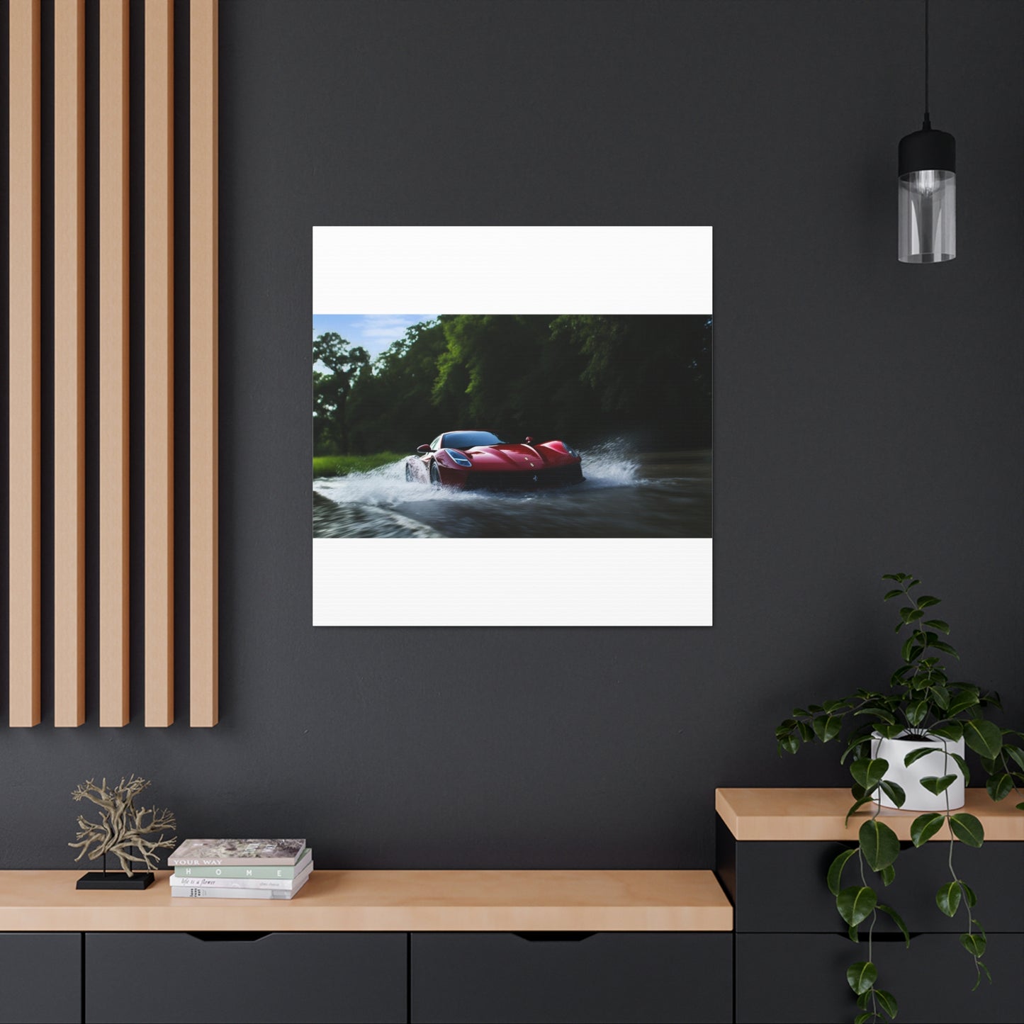 Canvas Gallery Wraps Water Ferrari Splash 1