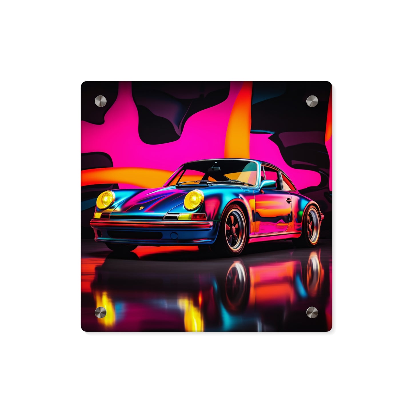 Acrylic Wall Art Panels Macro Porsche 2