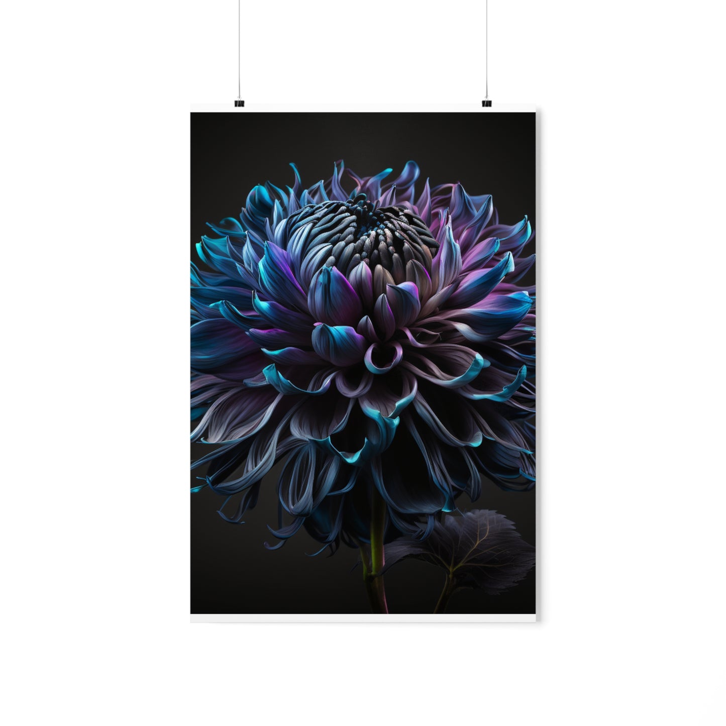 Premium Matte Vertical Posters Dahlia Purple 3