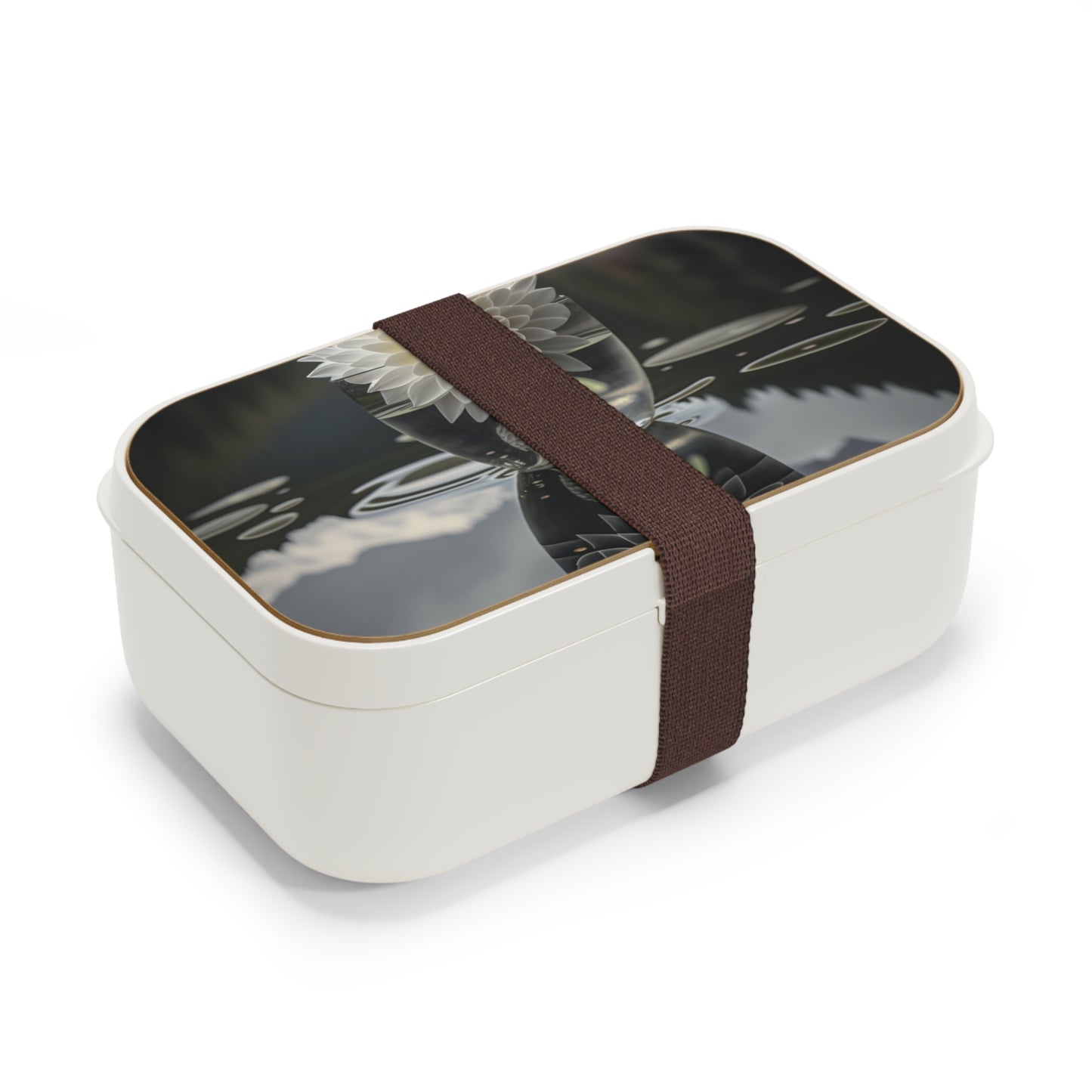 Bento Lunch Box White Dahlia 3