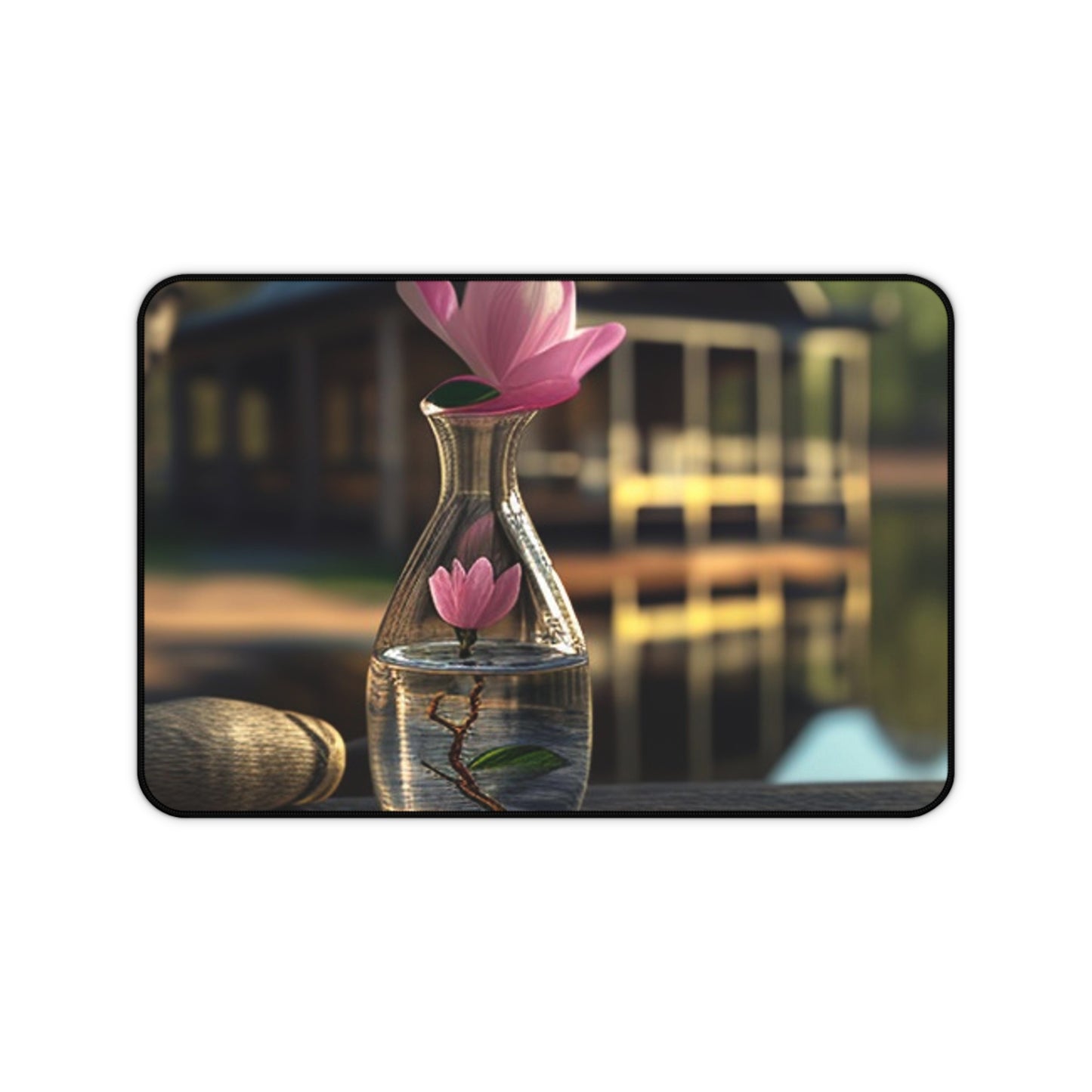 Desk Mat Magnolia in a Glass vase 4