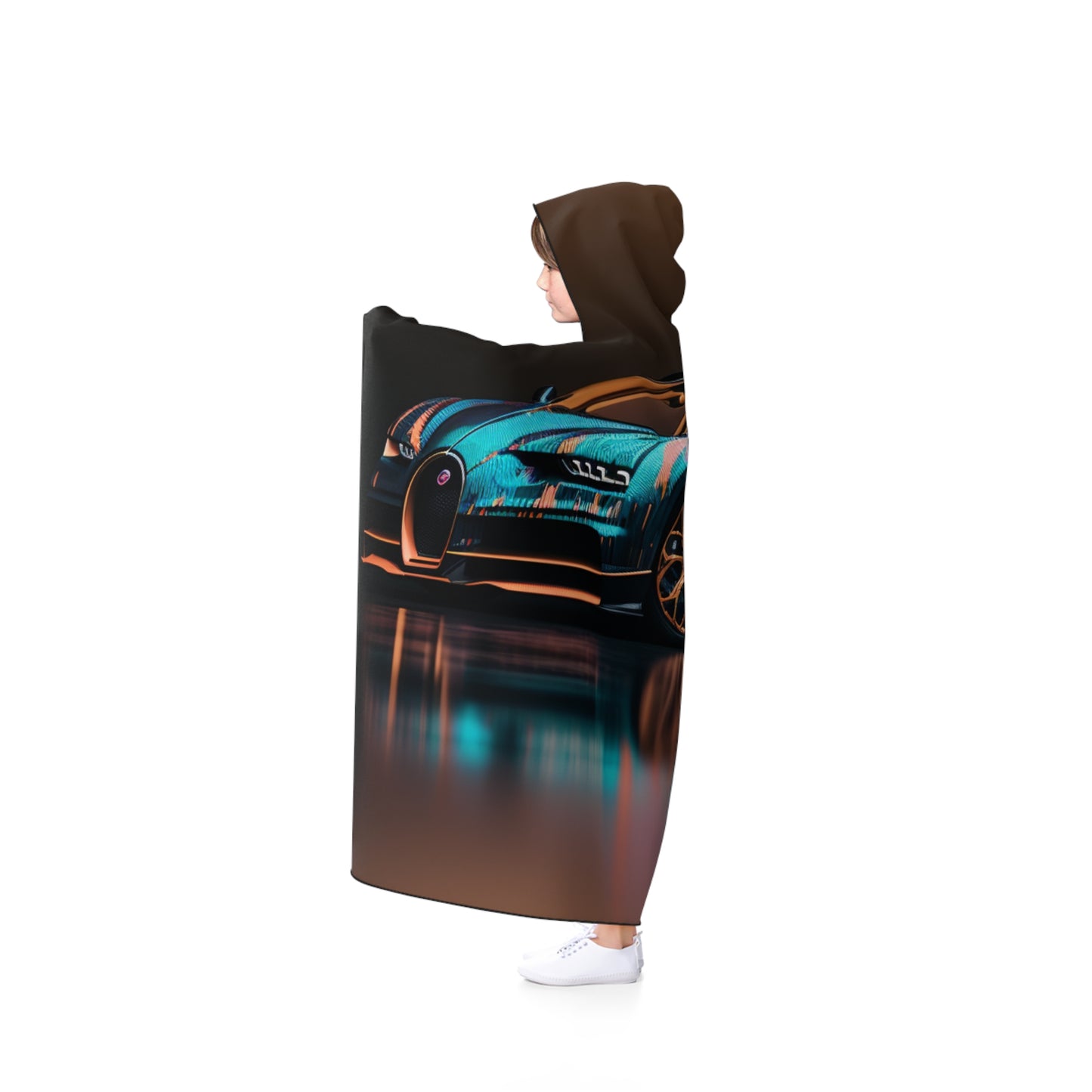 Hooded Blanket Bugatti Blue 2