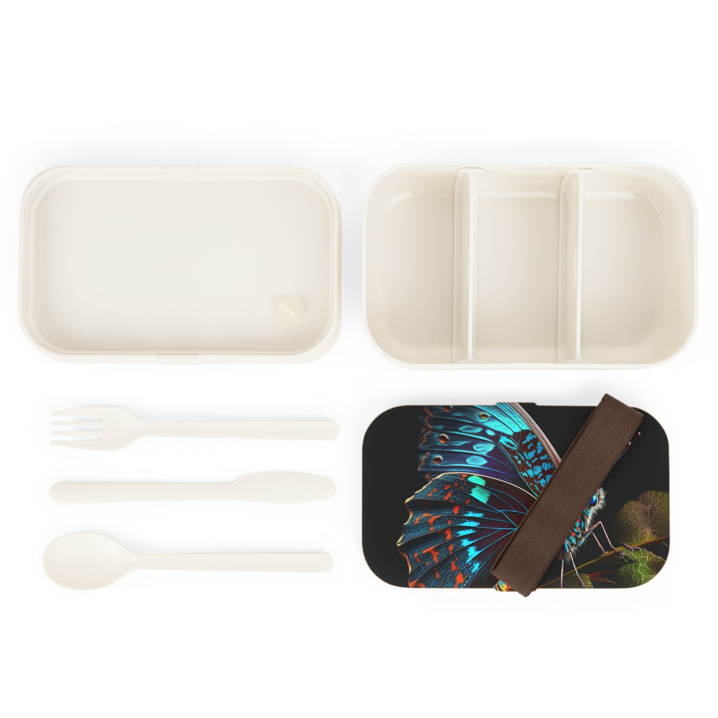 Bento Lunch Box Hue Neon Butterfly 2