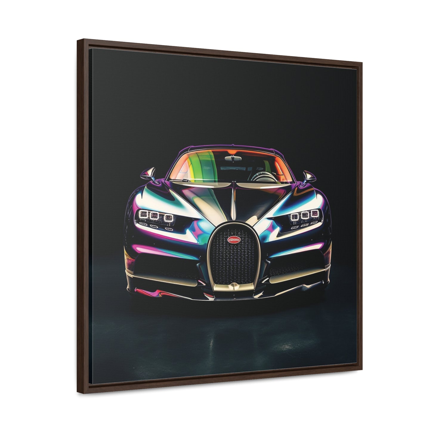 Gallery Canvas Wraps, Square Frame Hyper Bugatti Chiron 4