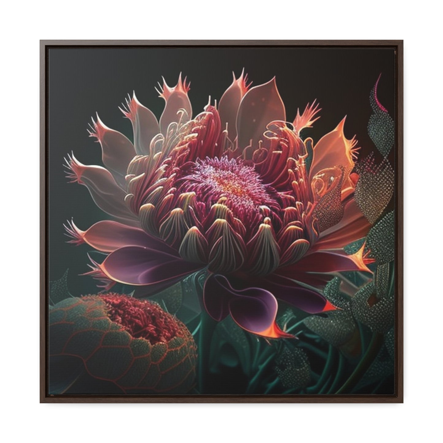 Gallery Canvas Wraps, Square Frame Flower Arangment 1