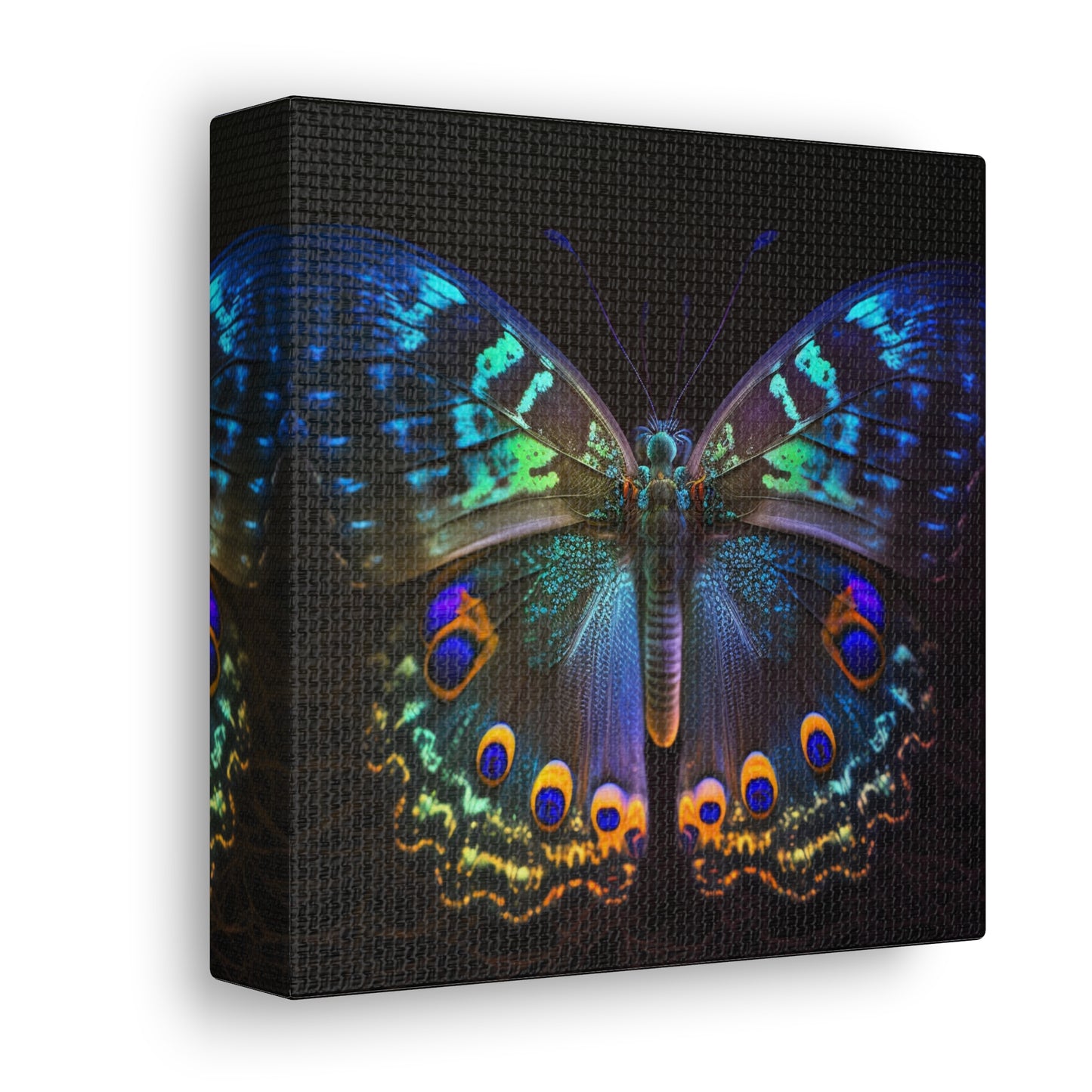 Canvas Gallery Wraps Neon Hue Butterfly 3