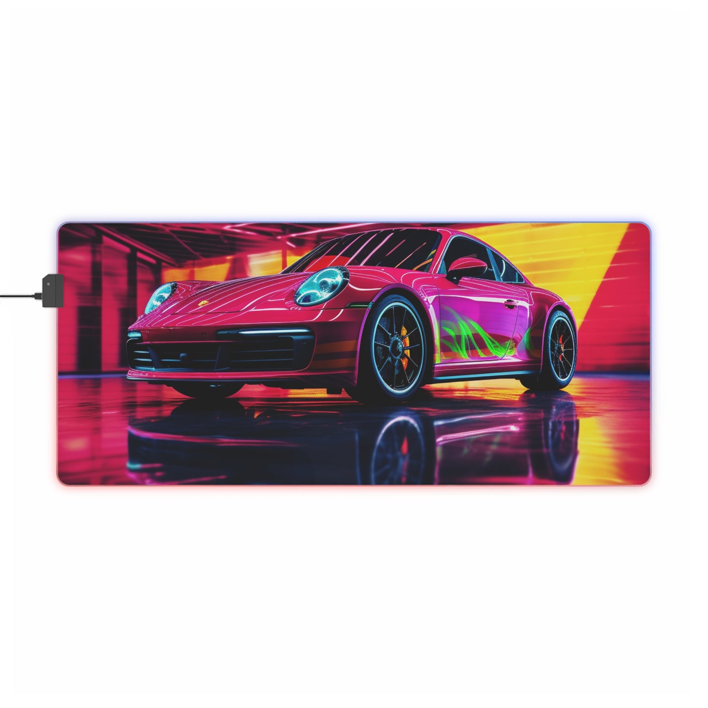 LED Gaming Mouse Pad Macro Porsche 3